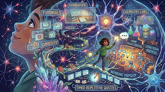 A student brain on Chem21Labs.